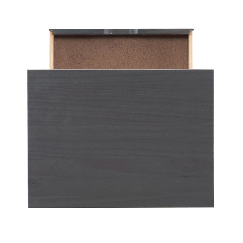 Meuble de rangement roulant gris de 25,25 po avec 6 tiroirs
