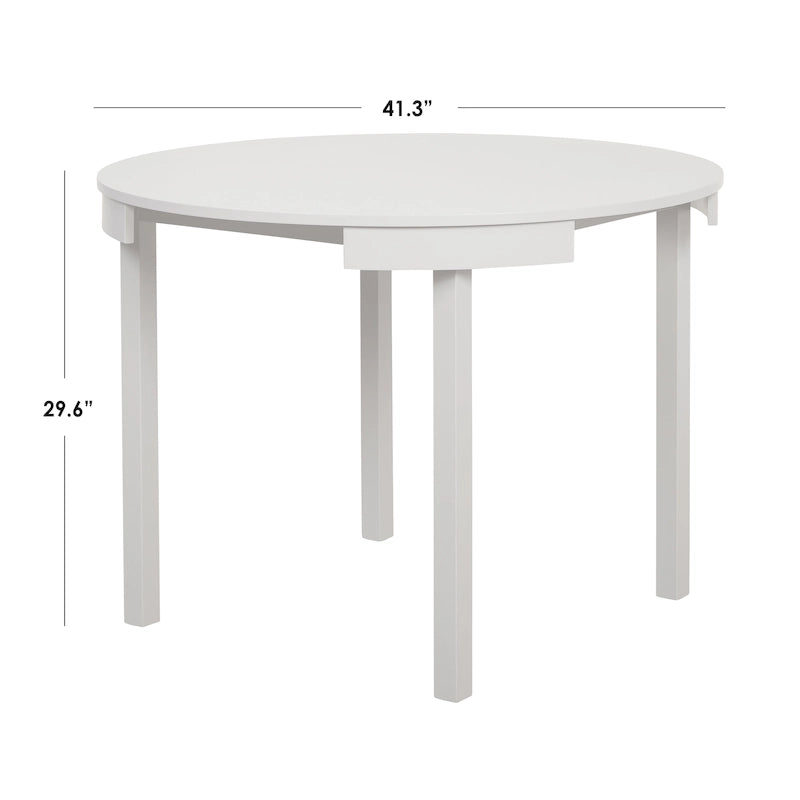 Ensemble de salle à manger rond compact 5 pièces Harrisburg Tobey