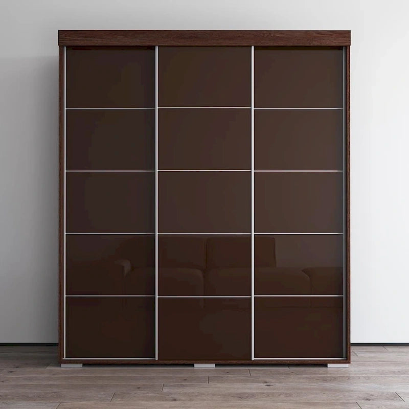 Armoire moderne brillante Copper Grove Parasol 71 pouces