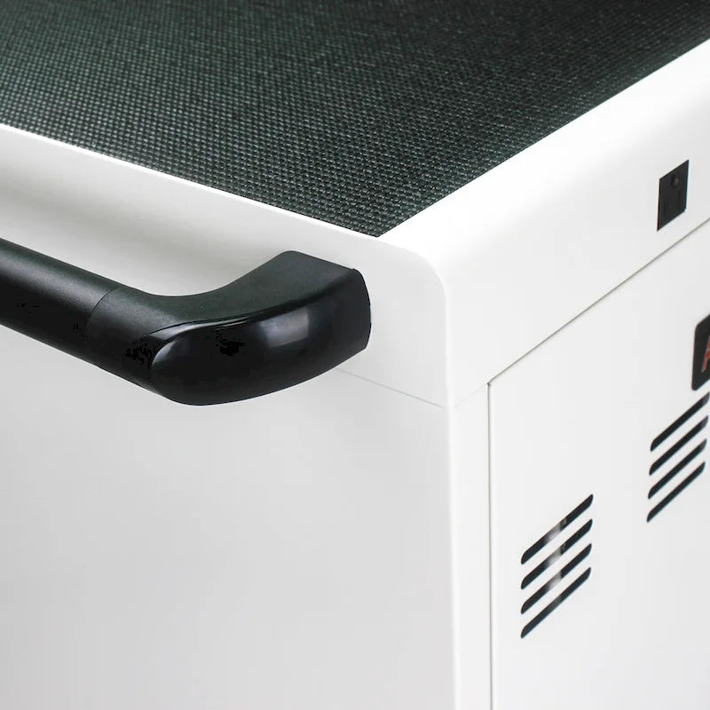 Chariot et armoire de recharge mobile pour tablettes et ordinateurs portables Capacité de 31 appareils