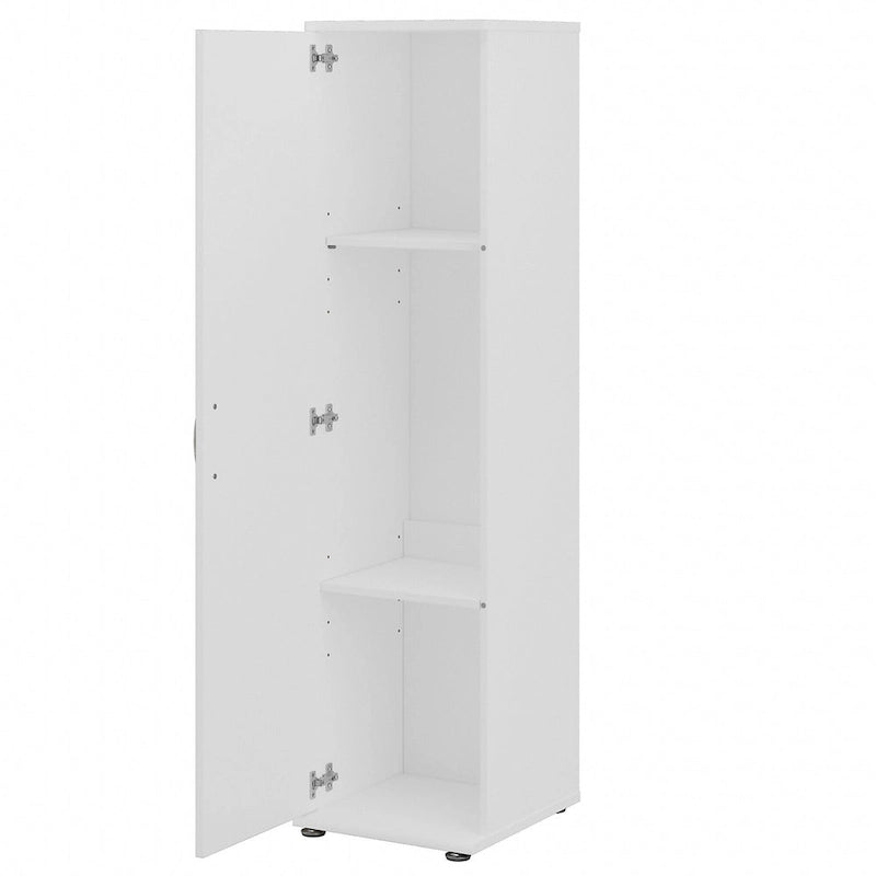 Ensemble de 3 armoires de rangement modulaires avec armoires hautes et étroites à poser au sol et à fixer au mur
