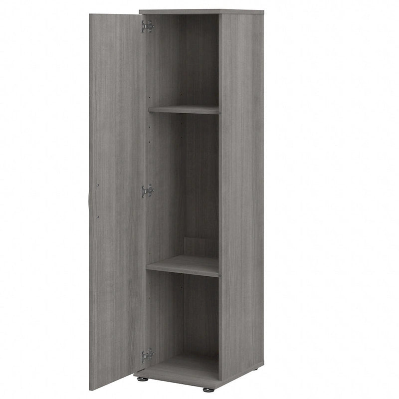 Ensemble de 3 armoires de rangement modulaires avec armoires hautes et étroites à poser au sol et à fixer au mur