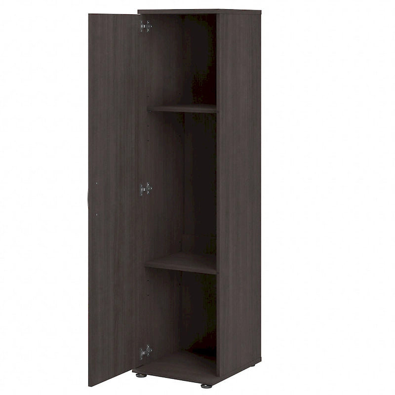 Ensemble de 3 armoires de rangement modulaires avec armoires hautes et étroites à poser au sol et à fixer au mur