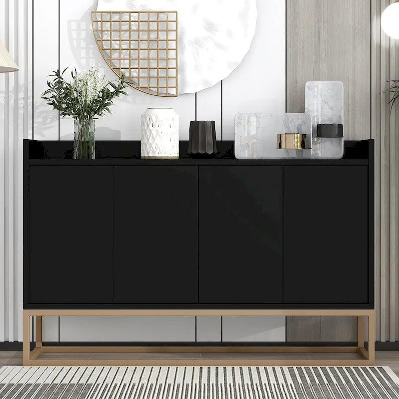 Buffet de cuisine moderne avec grand espace de rangement