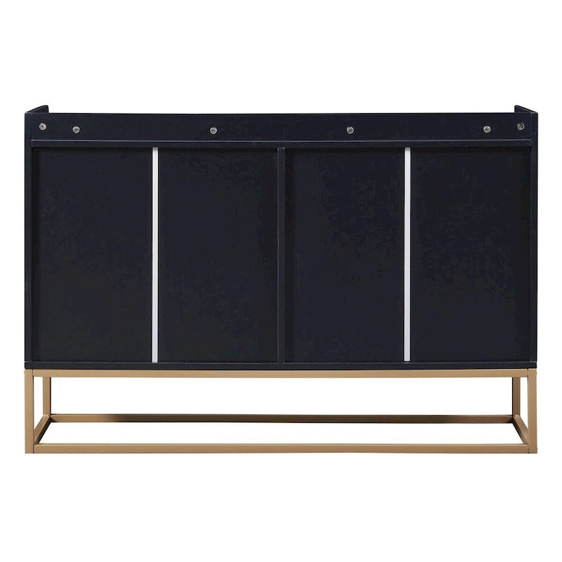 Buffet de cuisine moderne avec grand espace de rangement