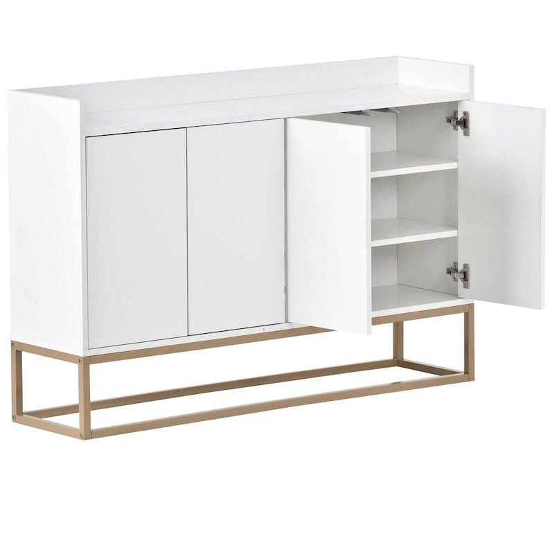 Buffet de cuisine moderne avec grand espace de rangement