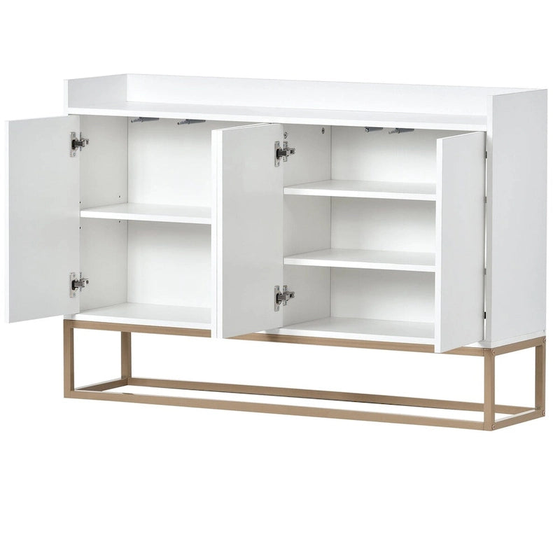 Buffet de cuisine moderne avec grand espace de rangement