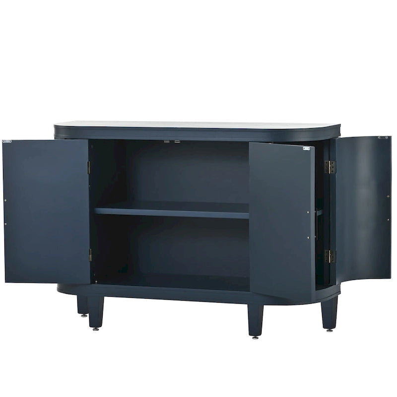 Armoire de rangement de 33,50 po de hauteur avec portes à motif antique