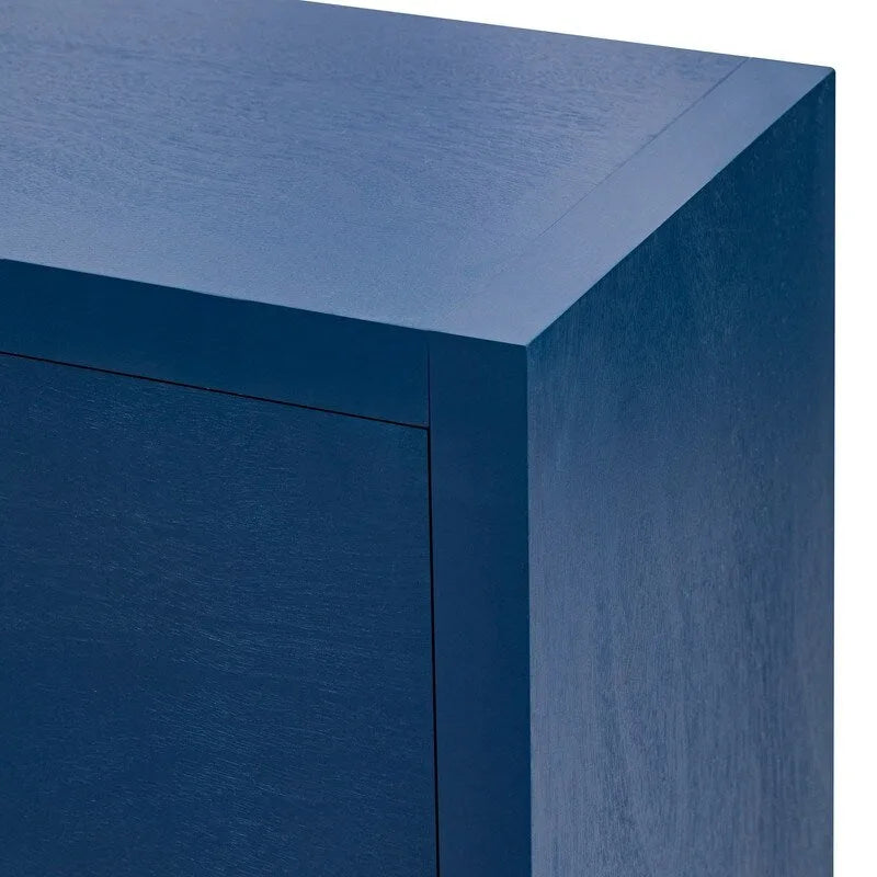 Buffet de luxe à 4 portes avec étagères réglables et pieds en métal