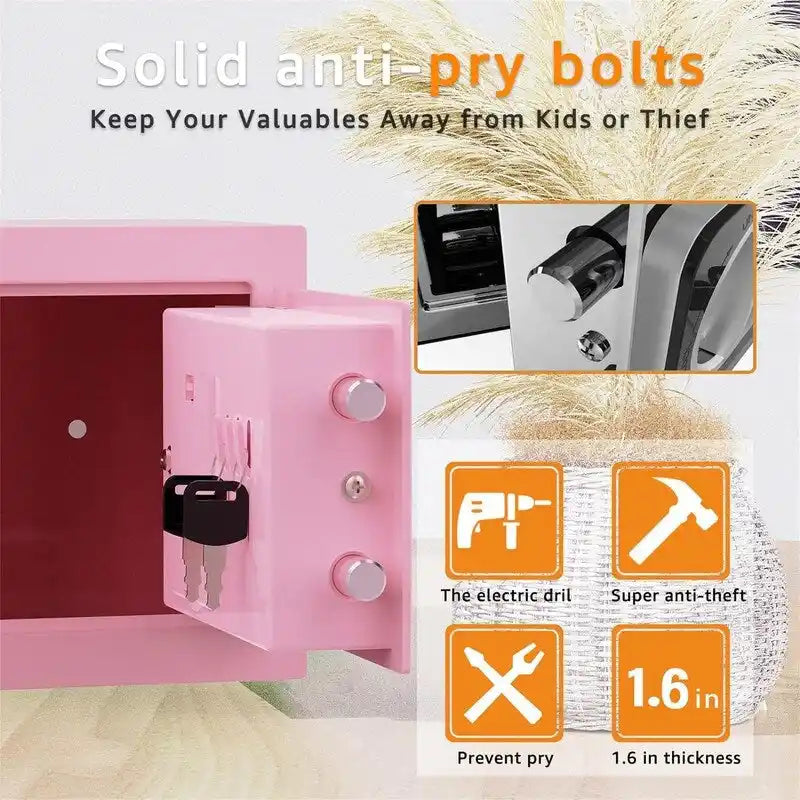 Petit coffre-fort électronique numérique à clavier pour maison, bureau ou armoire