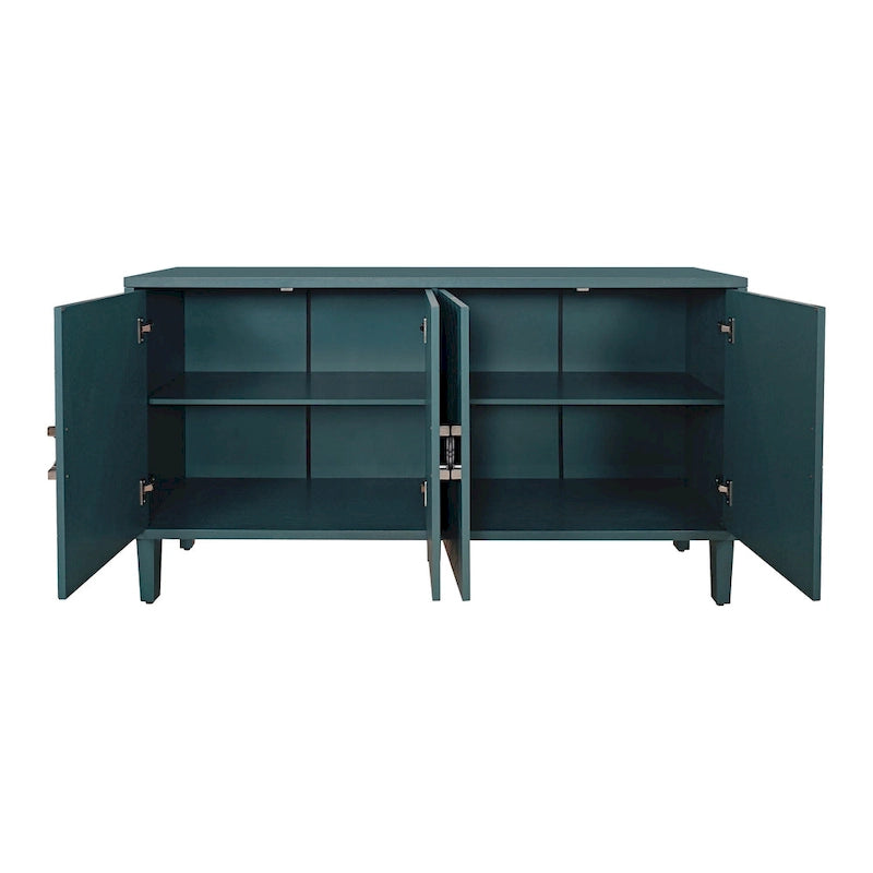 Armoire de rangement fonctionnelle à 4 portes