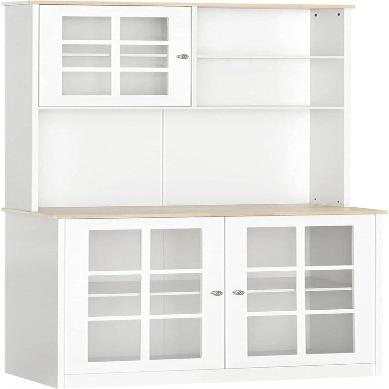 Buffet de cuisine avec huche, garde-manger - 14,5P x 31,5L x 72H
