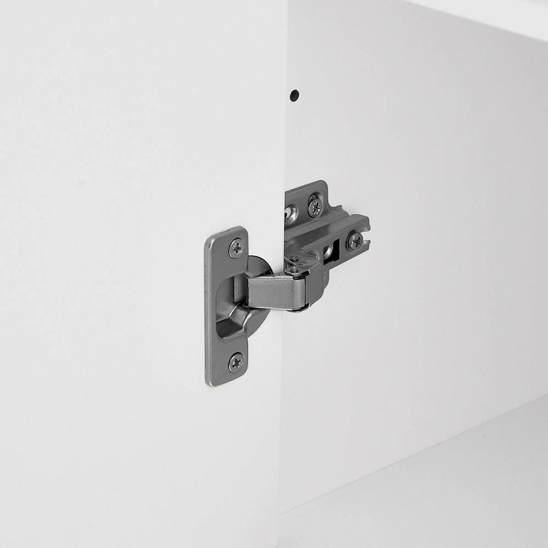 Meuble de Rangement de Salle de Bain avec 2 Portes et 4 Tiroirs