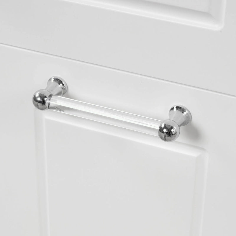 Meuble-lavabo de salle de bain avec vasque en céramique, deux tiroirs et porte de rangement
