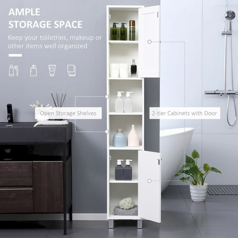 Meuble de rangement haut de salle de bain avec miroir