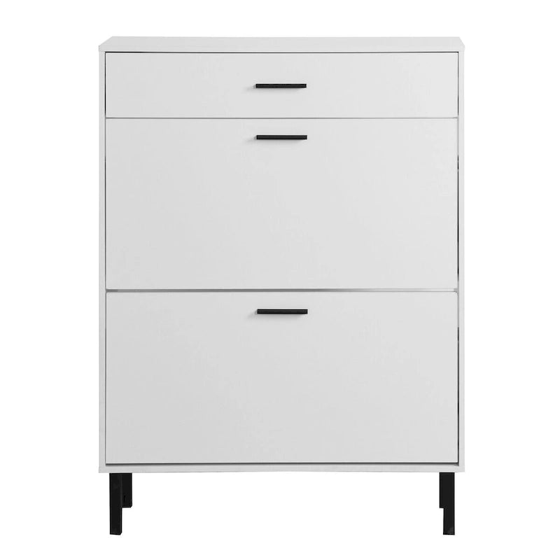 Meuble à chaussures autoportant avec tiroirs - 80 cm (L) x 25 cm (P) x 110 cm (H)