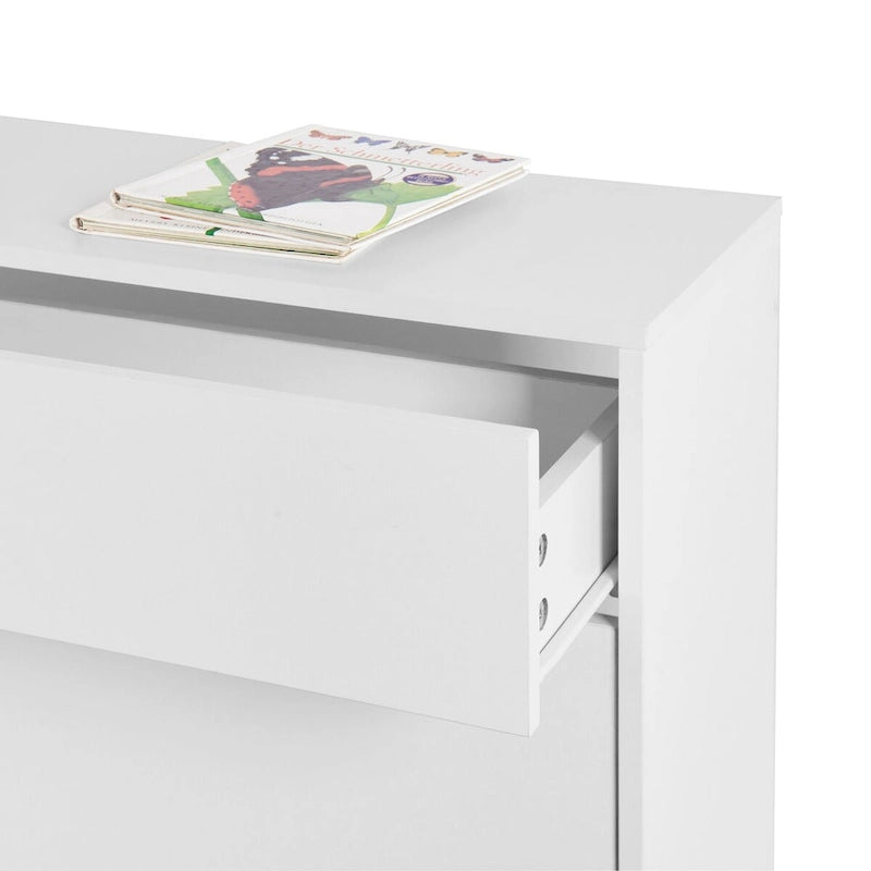 Meuble à chaussures autoportant avec tiroirs - 80 cm (L) x 25 cm (P) x 110 cm (H)