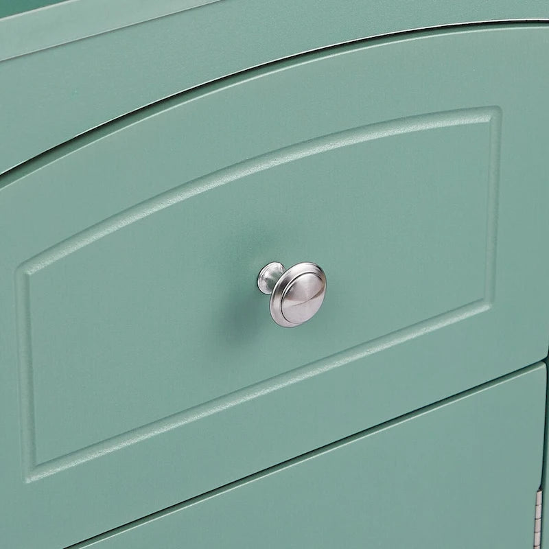 Meuble de salle de bain haut, armoire de rangement autoportante avec tiroir - 34 cm * 23 cm * 170 cm