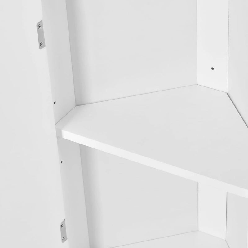 Meuble de Rangement Haut de Salle de Bain avec Deux Portes et Étagères Réglables