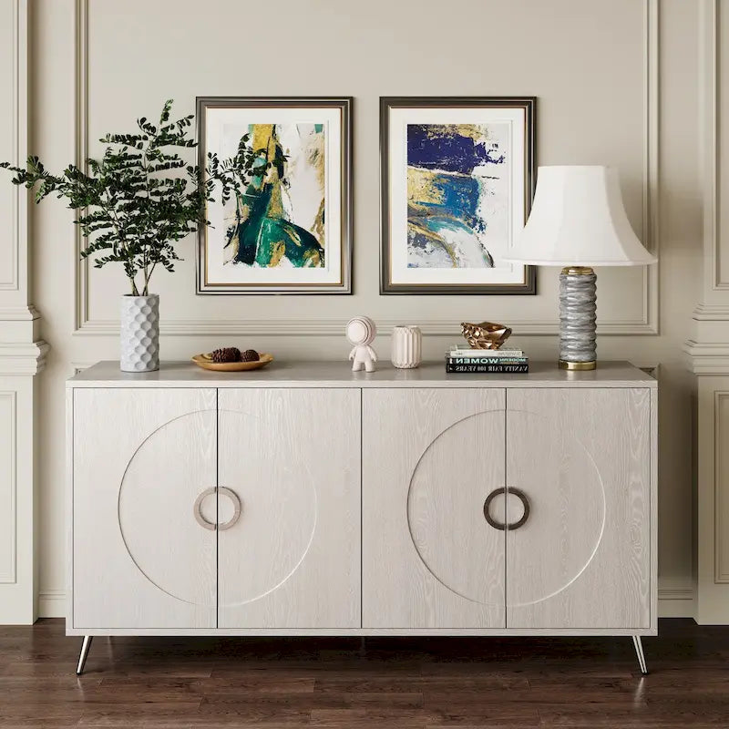 Buffet commode à 4 portes en bois 59,84 W - S.O.