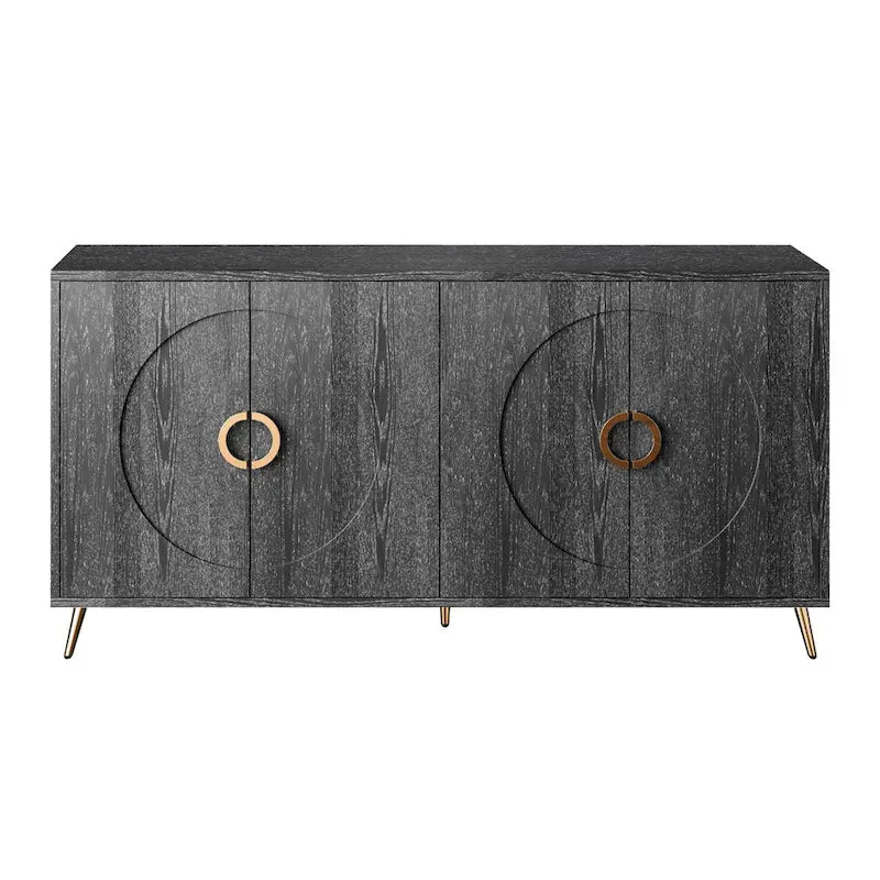 Buffet commode à 4 portes en bois 59,84 W - S.O.