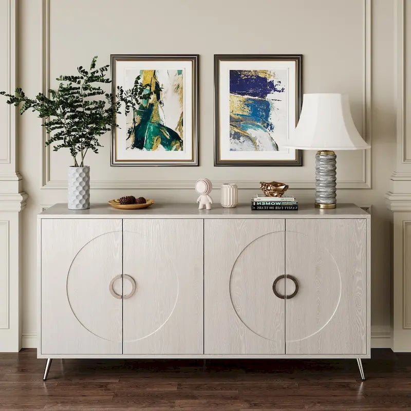 Buffet commode à 4 portes en bois 59,84 W - S.O.