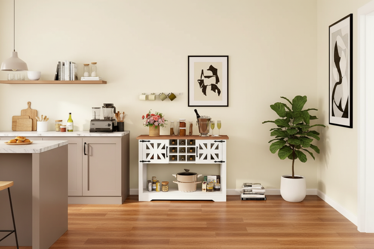 Farmhouse Sideboard Homepage Banner